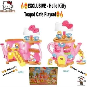 EXCLUSIVE - Hello Kitty Teapot Cafe Playset